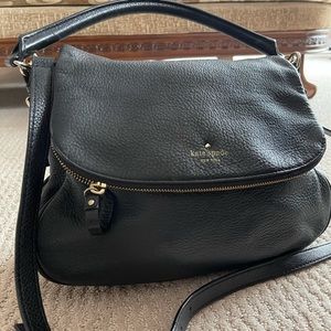 Black kate spade shoulder bag